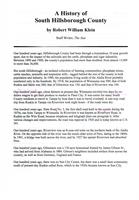 A History of South County